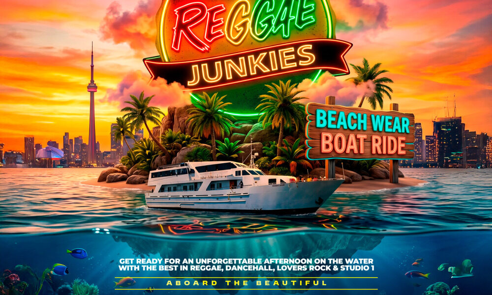 REGGAE JUNKIES BEACH WEAR BOAT RIDE