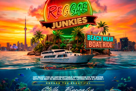 REGGAE JUNKIES BEACH WEAR BOAT RIDE