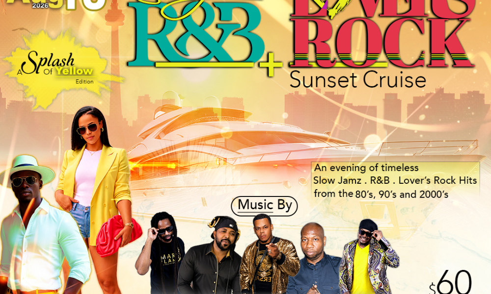 Slow Jamz + RnB & Lover’s Rock Sunset Cruise {A Splash Of Yellow Edition}