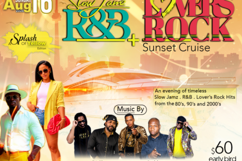 Slow Jamz + RnB & Lover’s Rock Sunset Cruise {A Splash Of Yellow Edition}